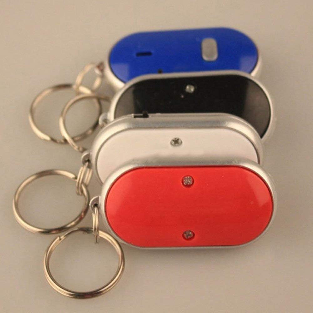 Finder Clé à pipe de qualité LED clignotante avec bip sonore Télécommande anti-perte Outil porte-clés