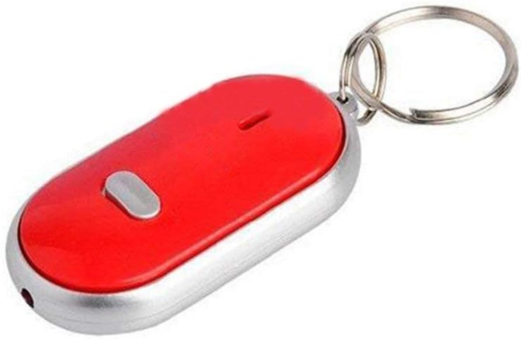 Finder Clé à pipe de qualité LED clignotante avec bip sonore Télécommande anti-perte Outil porte-clés