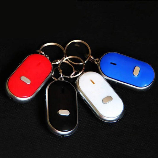 Finder Clé à pipe de qualité LED clignotante avec bip sonore Télécommande anti-perte Outil porte-clés